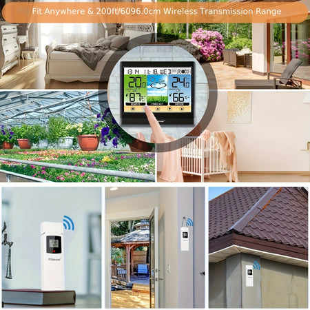 Geevon Weather Station 8667 &ndash; Indoor Outdoor Thermometer