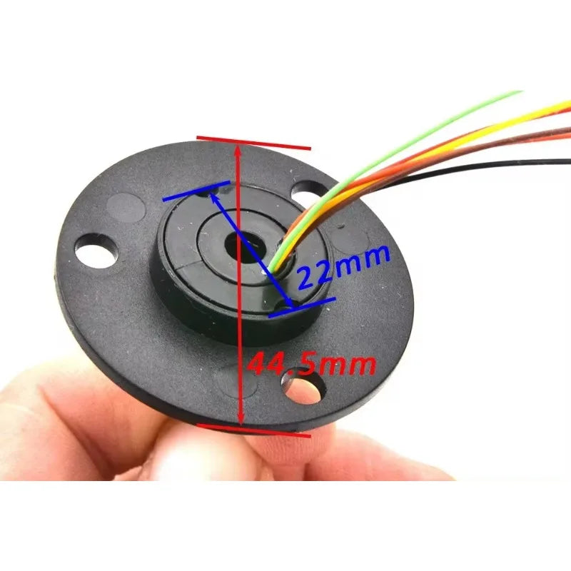 2/4/6/12 Channels Slip Ring With 5mm Hole &ndash; High Current 2A