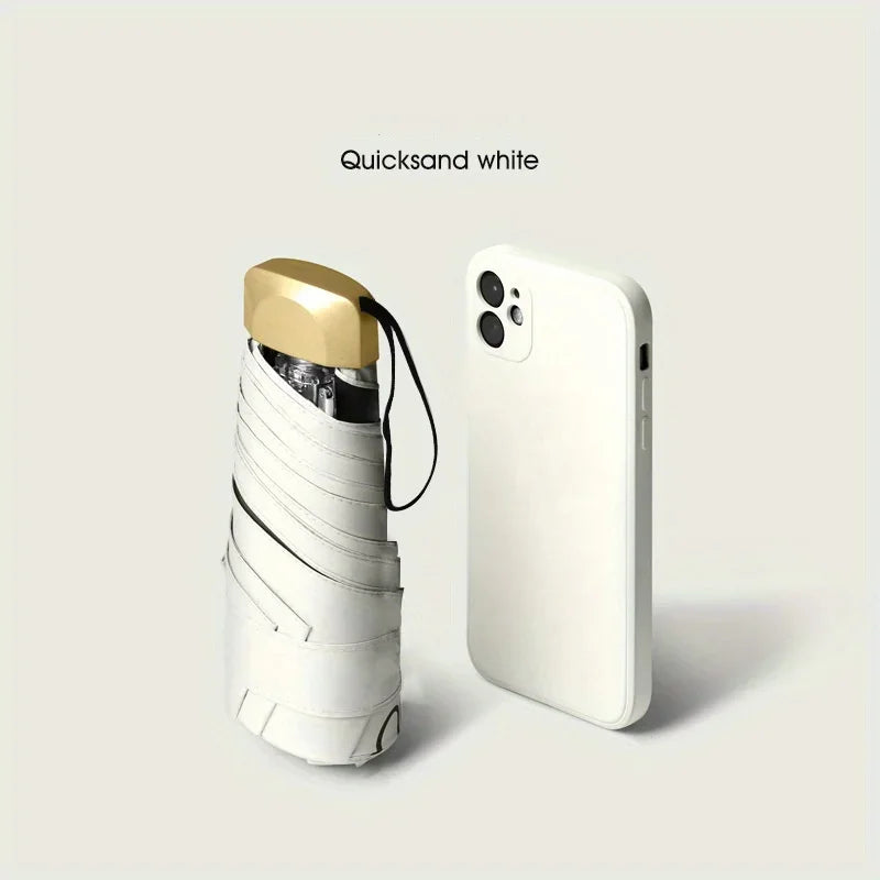 Xiaomi Outdoor Mini Sun Umbrella - UV Protection, Ultralight &amp; Foldable WHITE