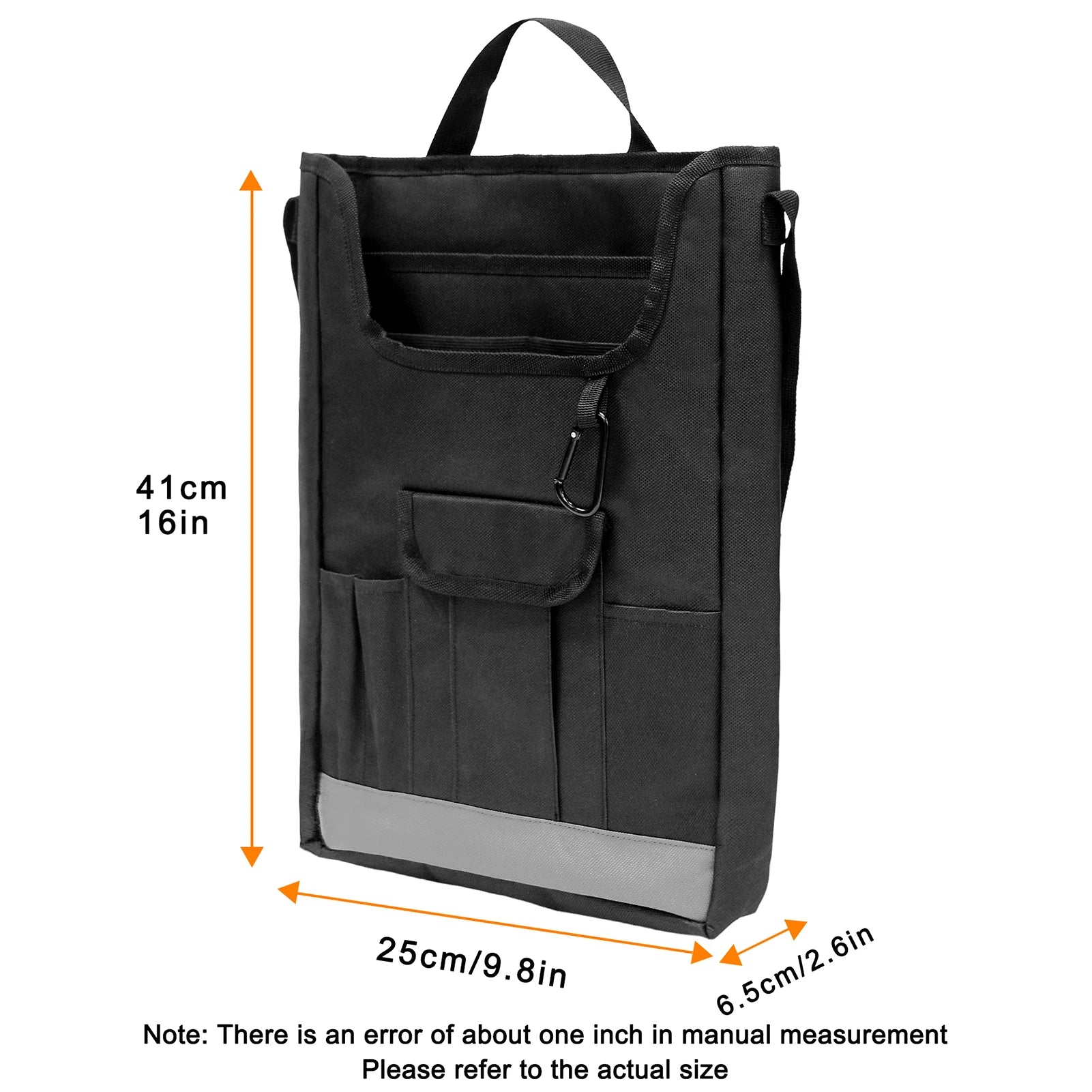 Backseat Organizer &ndash; Tiered Compartments for Decluttering black