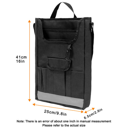 Backseat Organizer &ndash; Tiered Compartments for Decluttering black