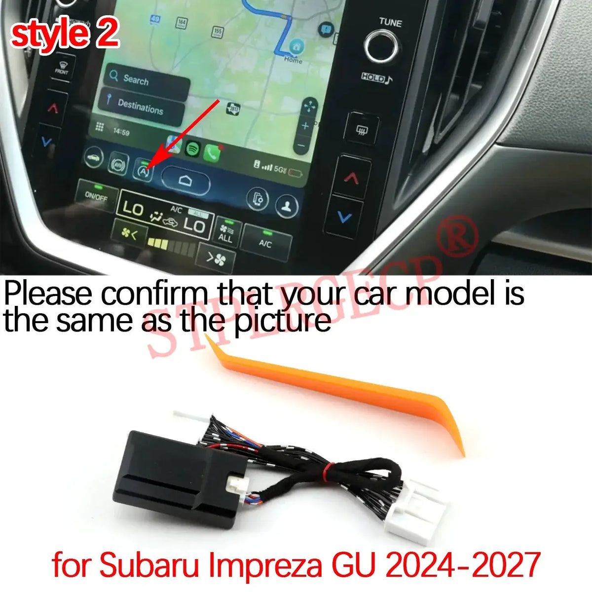 For Subaru Impreza XV Crosstrek GU 2024-2027 Automatic Stop Start Engine System Off Cable Plug and Play Eliminator by InterCyprus Trading Ltd