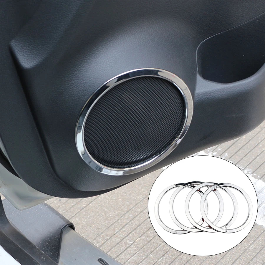 Nissan X-Trail X Trail T32 2014-2018 Durų Garsiakalbio Žiedas Apdaila Chromo ABS