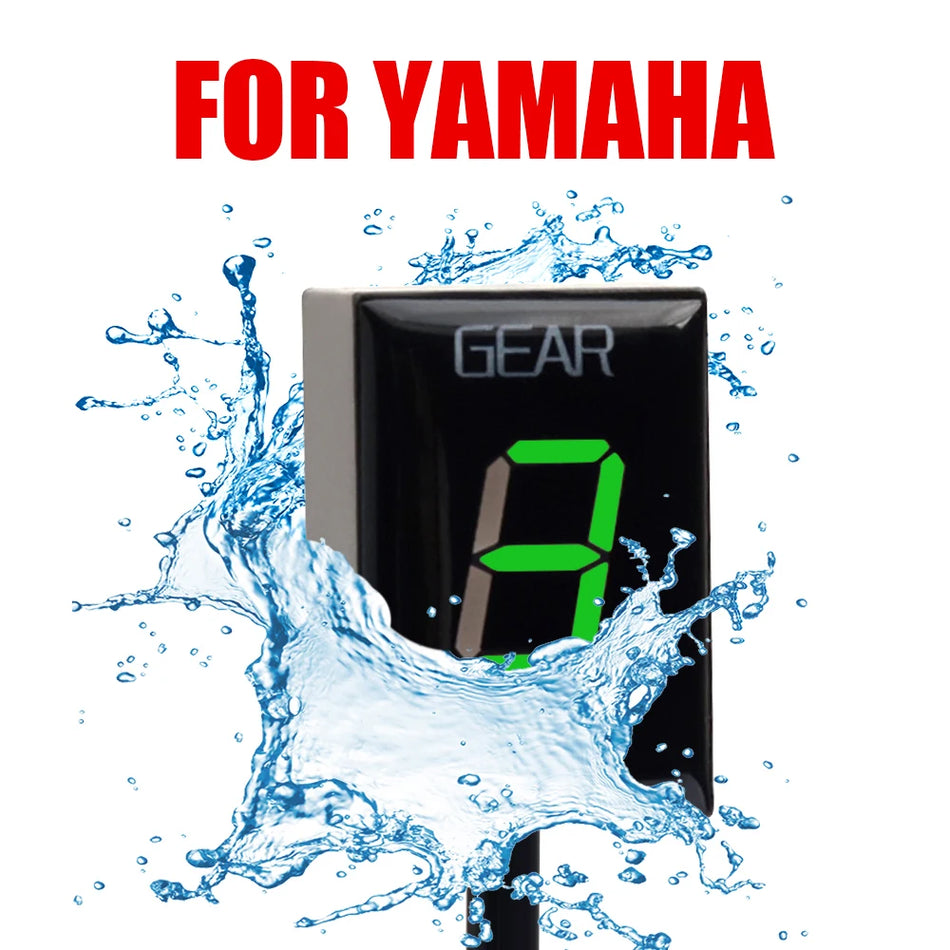 Yamaha Gear Indicator For FZ8, YZF R1, FZ16, FZ1, MT03, R6, XJ6, FJR1300 LED Gear Display