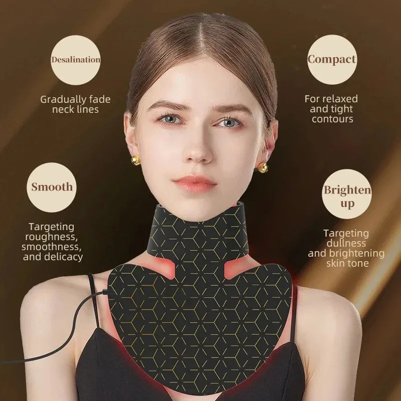 Vilnason Neck Chest LED Mask Infrared - Skin Rejuvenation