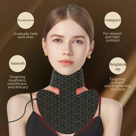 Vilnason Neck Chest LED Mask Infrared - Skin Rejuvenation