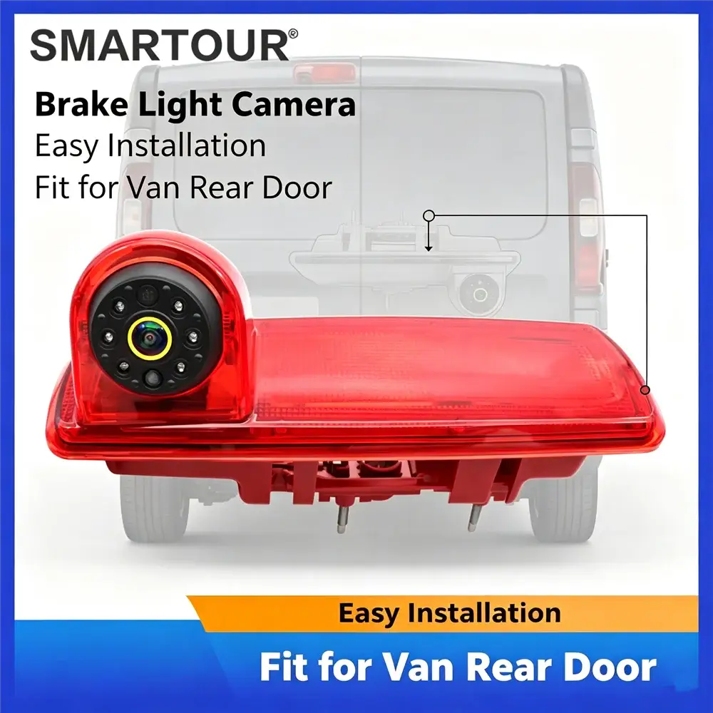 AHD 1080P Third Brake Light Reverse Camera For Renault Trafic Vauxhall Vivaro Nissan Primastar Van Adjustable Lens IR Night Visi by InterCyprus Trading Ltd