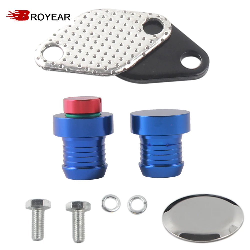 Aluminum Valve Cooler Repair Kit For BMW E46 E90 E60 E83 M47N2 M57N2 by InterCyprus Trading Ltd