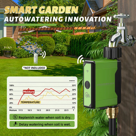 ZIGBEE WIFI Garden Watering Timer with Smart Sprinkler System - TUYA Compatible