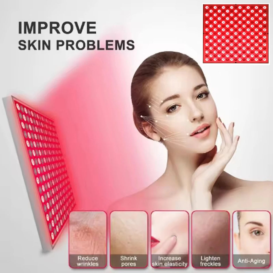 45W LED Red Light Therapy Panel Lamp - Skin Rejuvenation