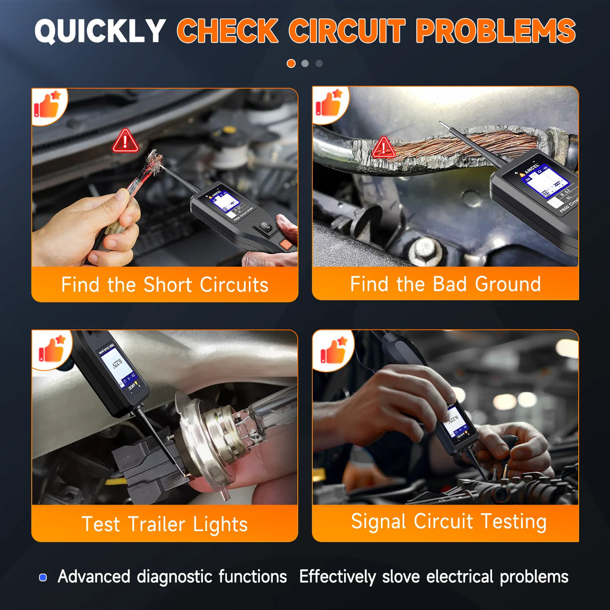 ANCEL PB50 Power Circuit Probe Tester &ndash; Voltage Check Pro