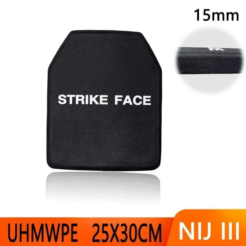 Bulletproof Insert Plate NIJ III Bulletproof Plate10x12 Inches Light Tactical UHMWPE Bulletproof ...