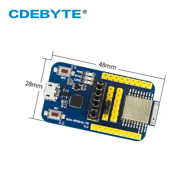 NRF52810 USB Bluetooth Test BLE 5.0 E104BT5010ATB UART
