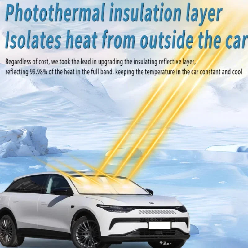 Mazda3 Foldable Car Sun Visor (2014-2018) - Summer Heat Insulation Windshield Shade