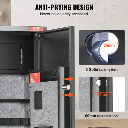 3-8 Rifle Gun Safe With Digital Keypad Lock