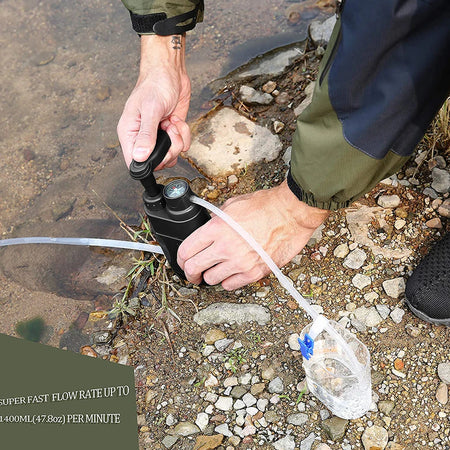 Portable Water Filter &amp; Survival Kit