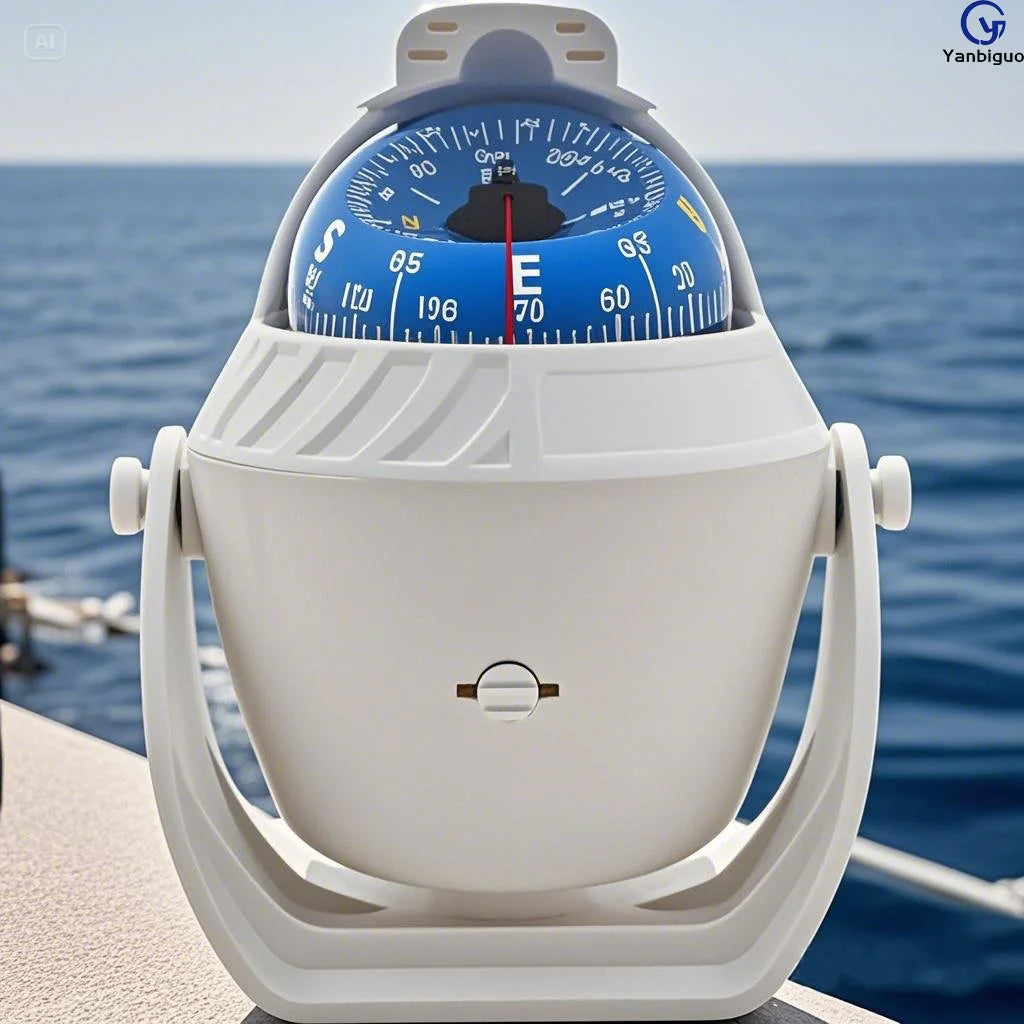 Boat Compass Flush Mount &ndash; Pivoting Light With Night Glow
