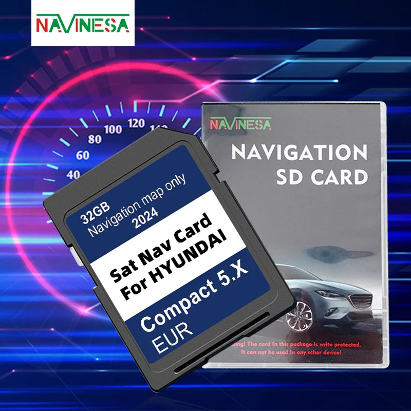 SD Card Europe Turkey Maps GEN5 &ndash; High-Speed GPS Navigation Update for Hyundai Compact5