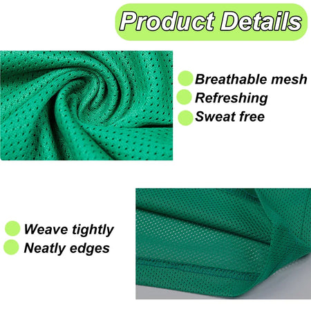 Breathable Soccer Training Vests for Kids and Adults - 6 Pack