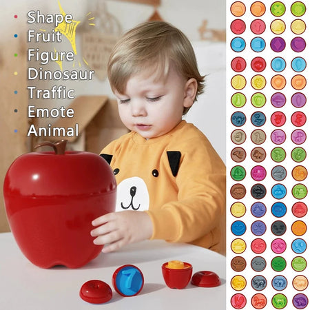 Apple Smart Egg 3D Puzzle &ndash; Fine Motor Skills Development