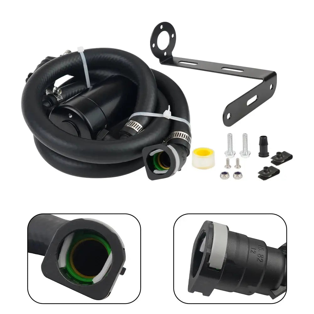 Oil Catch Can Air Oil Separator Kit Fit for 2011-2023 Ford F-150 2017-2023 Raptor 2018-2021 Expedition by InterCyprus Trading Ltd