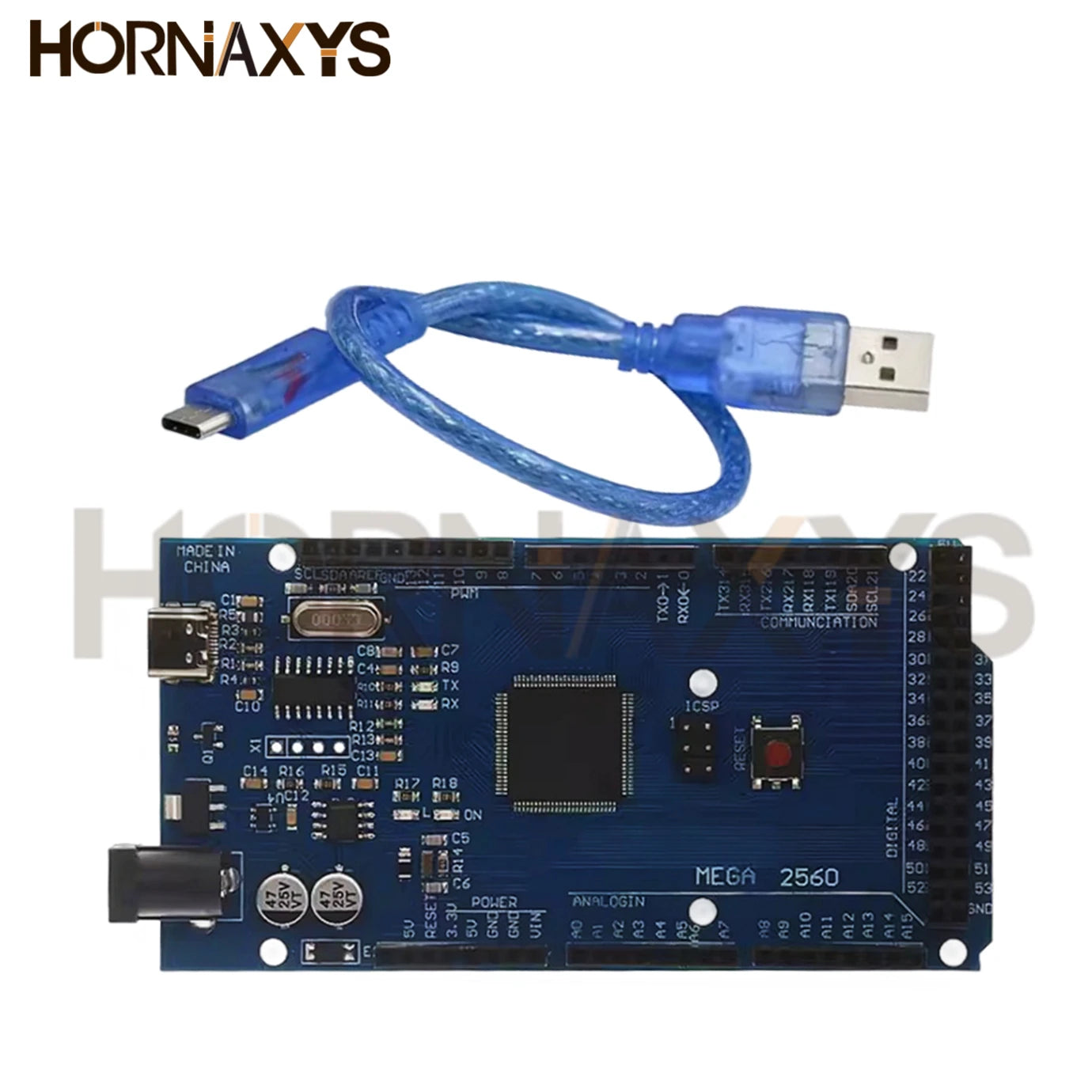 MEGA2560 R3 Development Board &ndash; Versatile Performance for Arduino Projects MEGA2560 TYPEC cable