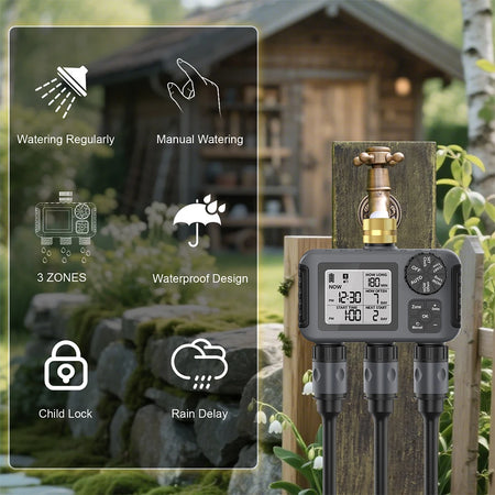 3/4 Inch Automatic Water Timer &ndash; Smart Irrigation System