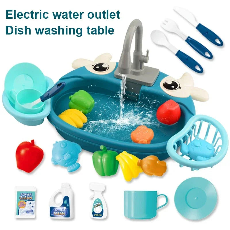 Kitchen Sink Toys Pretend Play Set &ndash; Non Electric Dishwasher