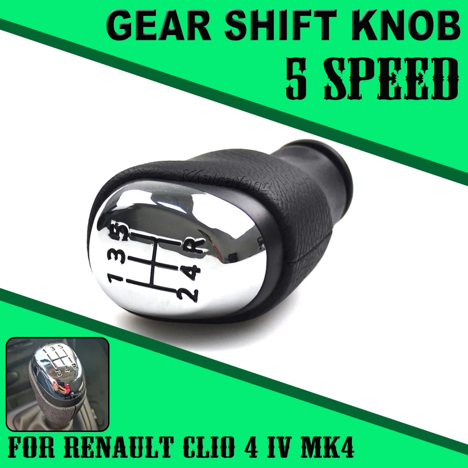 5 Speed Manual Gear Shift Knob for Renault Clio IV MK4