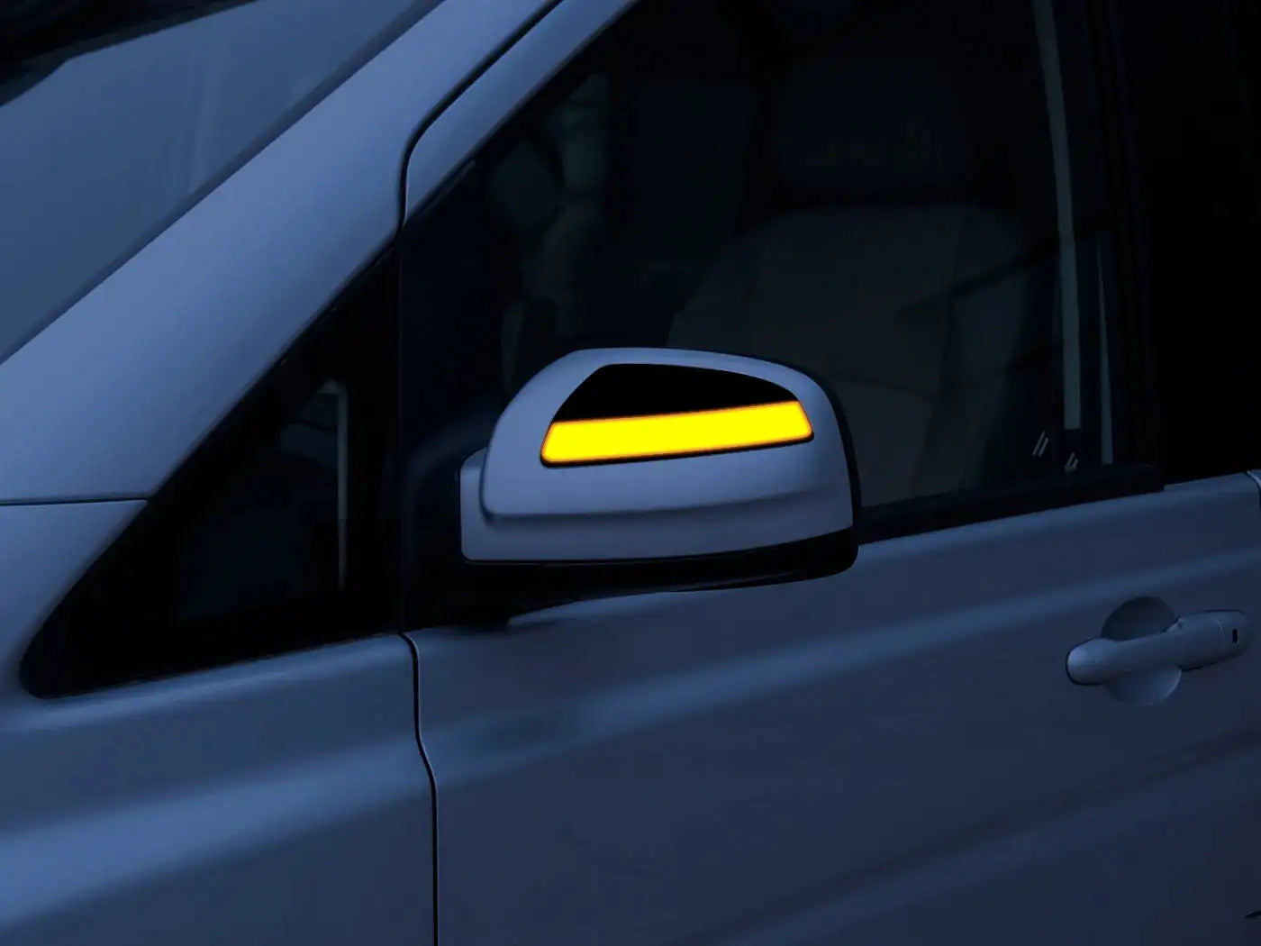 2Pcs Dynamic Side Mirror Indicator For Mercedes W204 C Class Yellow