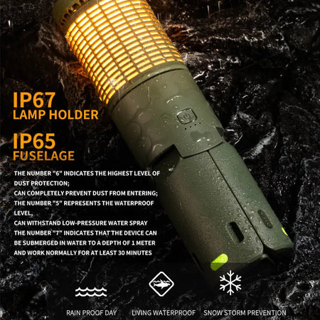 Folding Camping Light &ndash; Portable Telescopic Design
