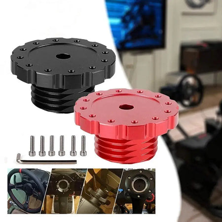 Game Steering Wheel Adapter Connection Kit For Thrustmaster TXT300 T500TS RS-QR032 Replacement Car Accessorie Aluminum Red/Black by InterCyprus Trading Ltd