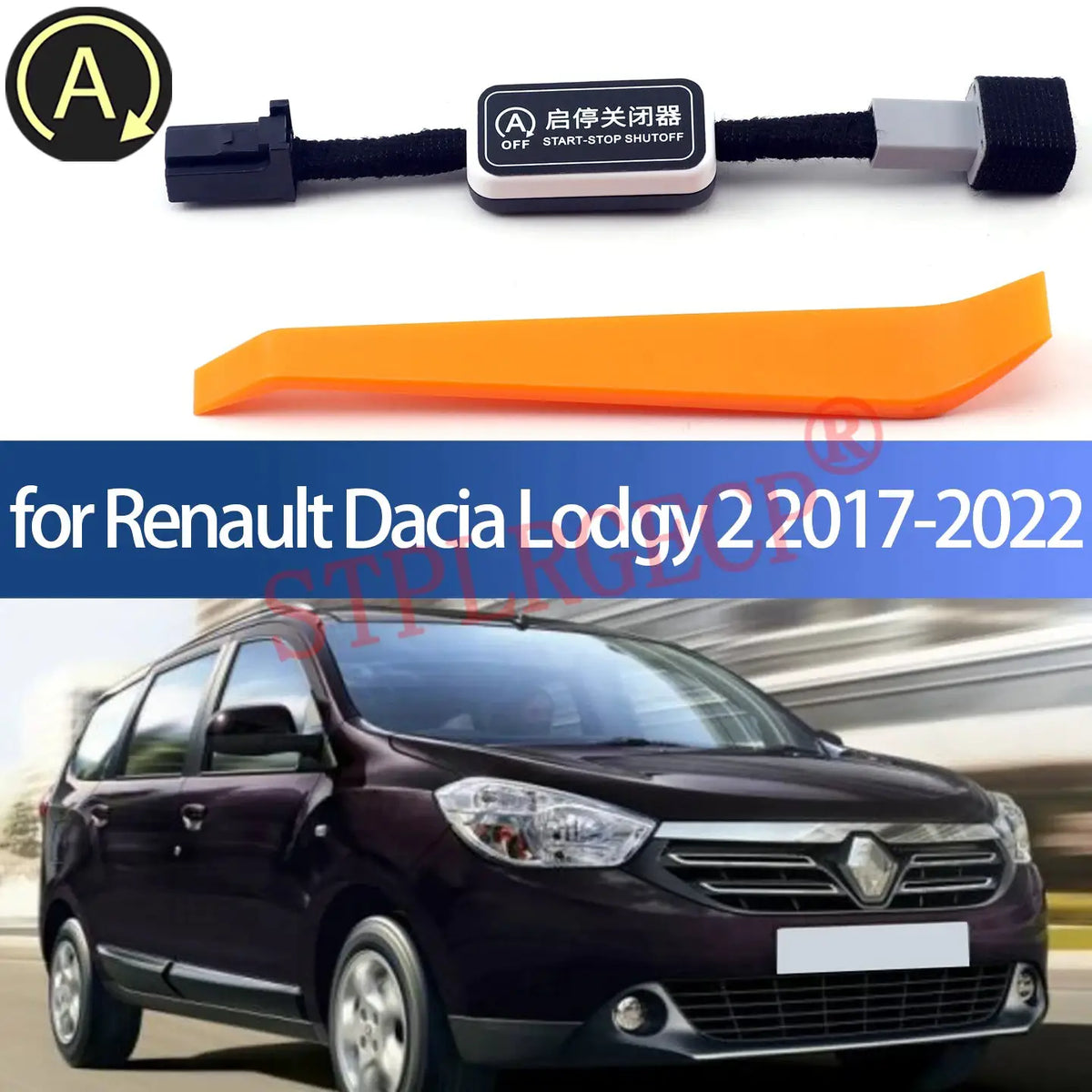 Automatic Stop Start Engine System Off Cable Plug and Play Eliminator for Renault Dacia Lodgy 2 2017-2020 2021 2022 by InterCyprus Trading Ltd