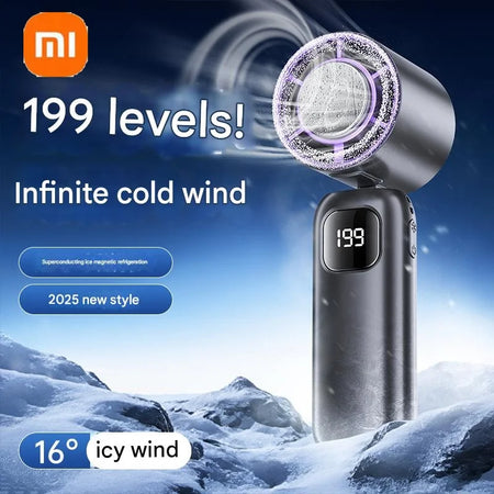 Xiaomi 2025 Rechargeable Portable Turbo Fan - Dual-Purpose Air Conditioner