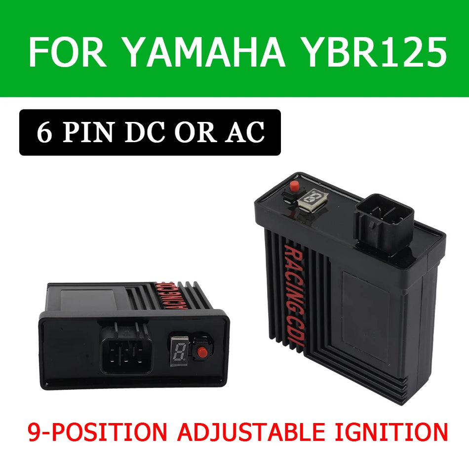 Yamaha YBR125 YBR 125 YB125Z CDI Ignition System, Digital Adjustable AC DC Plastic and Metal