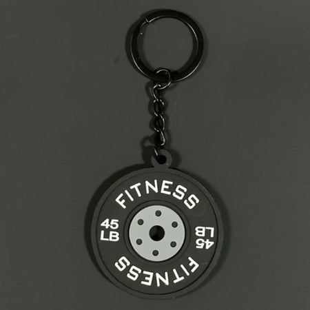 2025 Barbell Keychain - Silicone Dumbbell Gifts for Gym Lovers Weight piece-C