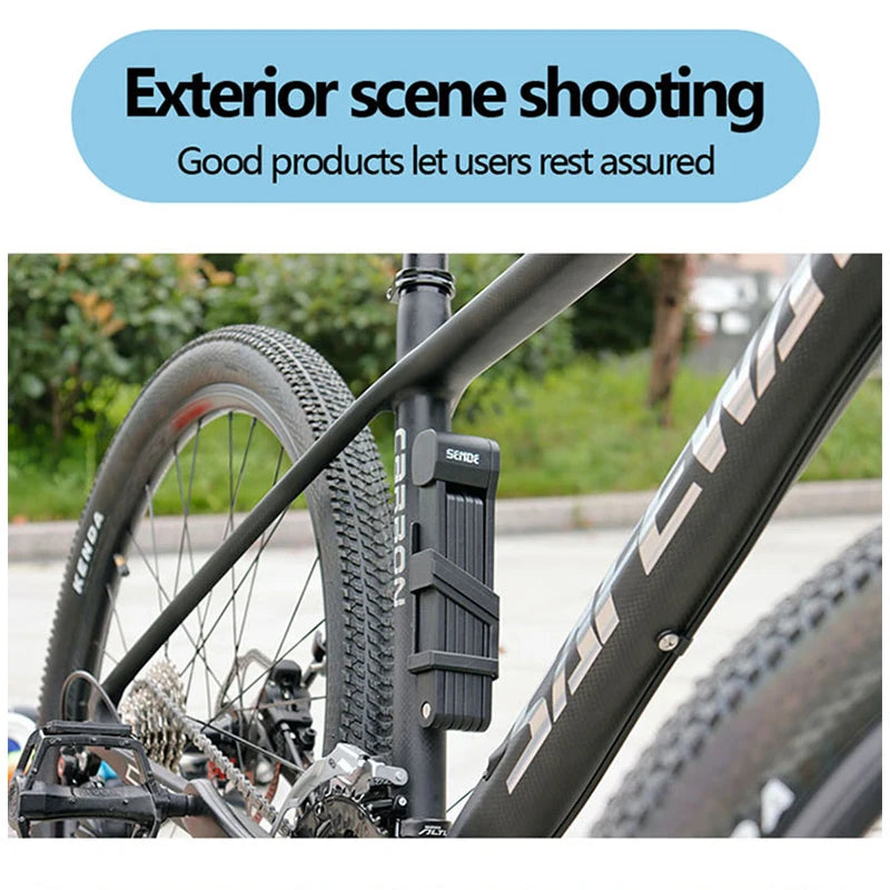 Πτυσσόμενη Αλυσίδα Κλειδώματος Ποδηλάτου, Αντικλεπτικό Λουκέτο, Φορητό Κλειδί Ποδηλάτου