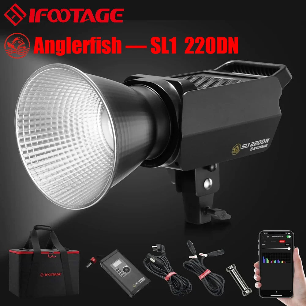iFootage Anglerfish Spotlight 220DN &ndash; App Control Lighting