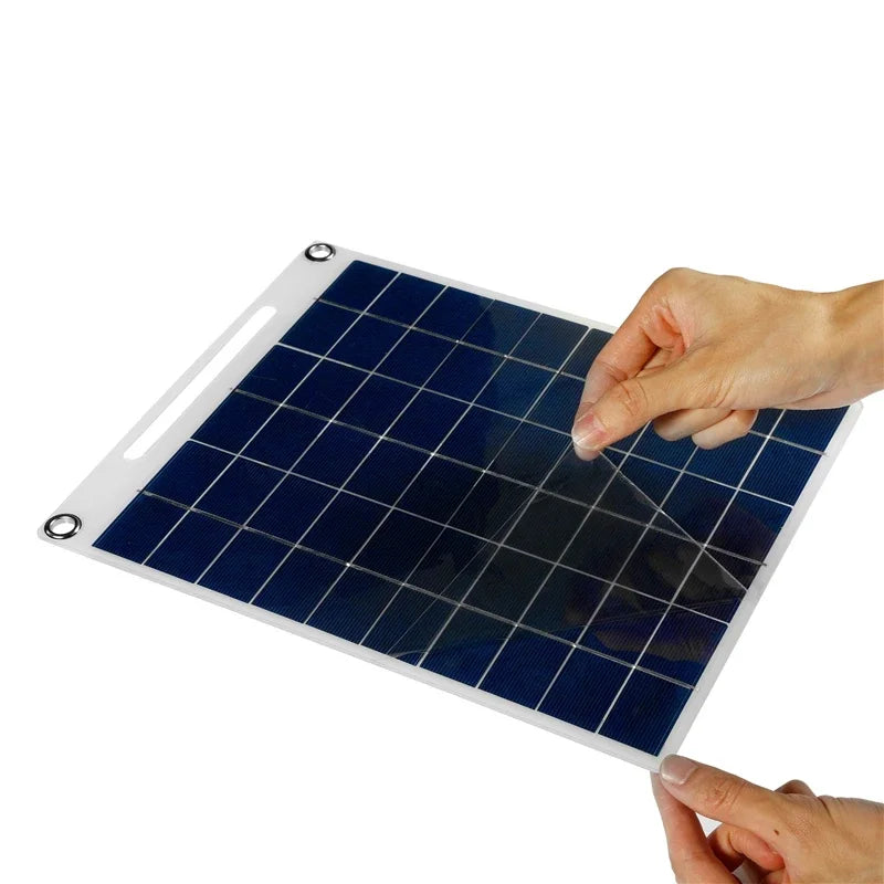 30W Solar Plate 5V Waterproof Solar Panel &ndash; Dual USB Output