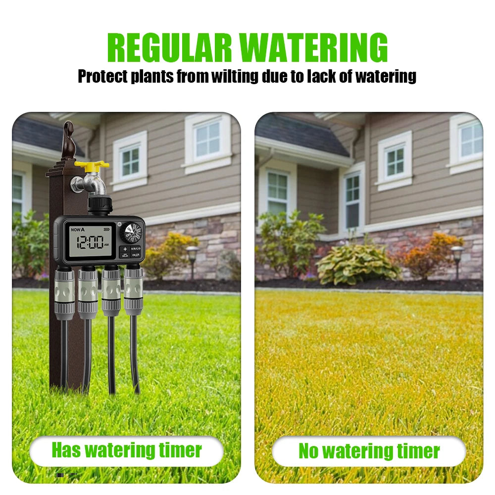 Eshico HCT-M09 &ndash; 4 Zone Smart Irrigation Timer System