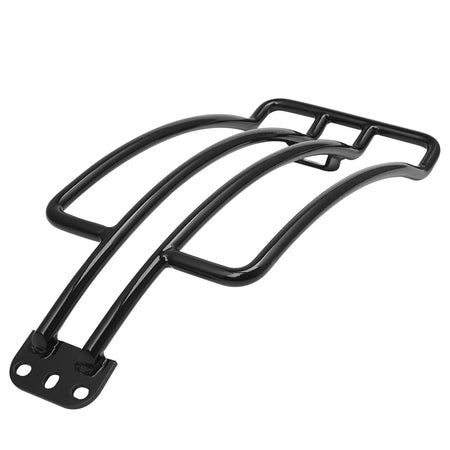 Motorcycle Rear Solo Seat Luggage Rack Support Shelf &ndash; Easy Installation for BMW R18 2020-2022 Gloss Black