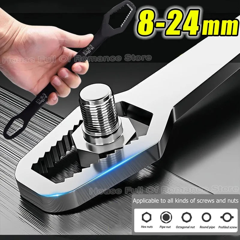 8-24mm Universal Adjustable Torx Wrench - Self-tightening, Durable, Multi-functional