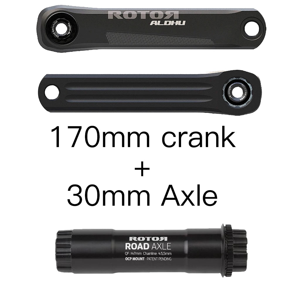 3D Crank BCD Straight Mounted Double Link Elliptical Rotor &ndash; Titanium Alloy Durability Canrk170 Axle30mm