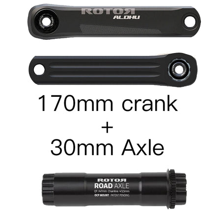 3D Crank BCD Straight Mounted Double Link Elliptical Rotor &ndash; Titanium Alloy Durability Canrk170 Axle30mm