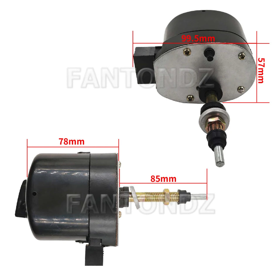 Univerzální 12V Stěrač Motor 105° Pro Traktor Loď RV Oldtimer Klasický