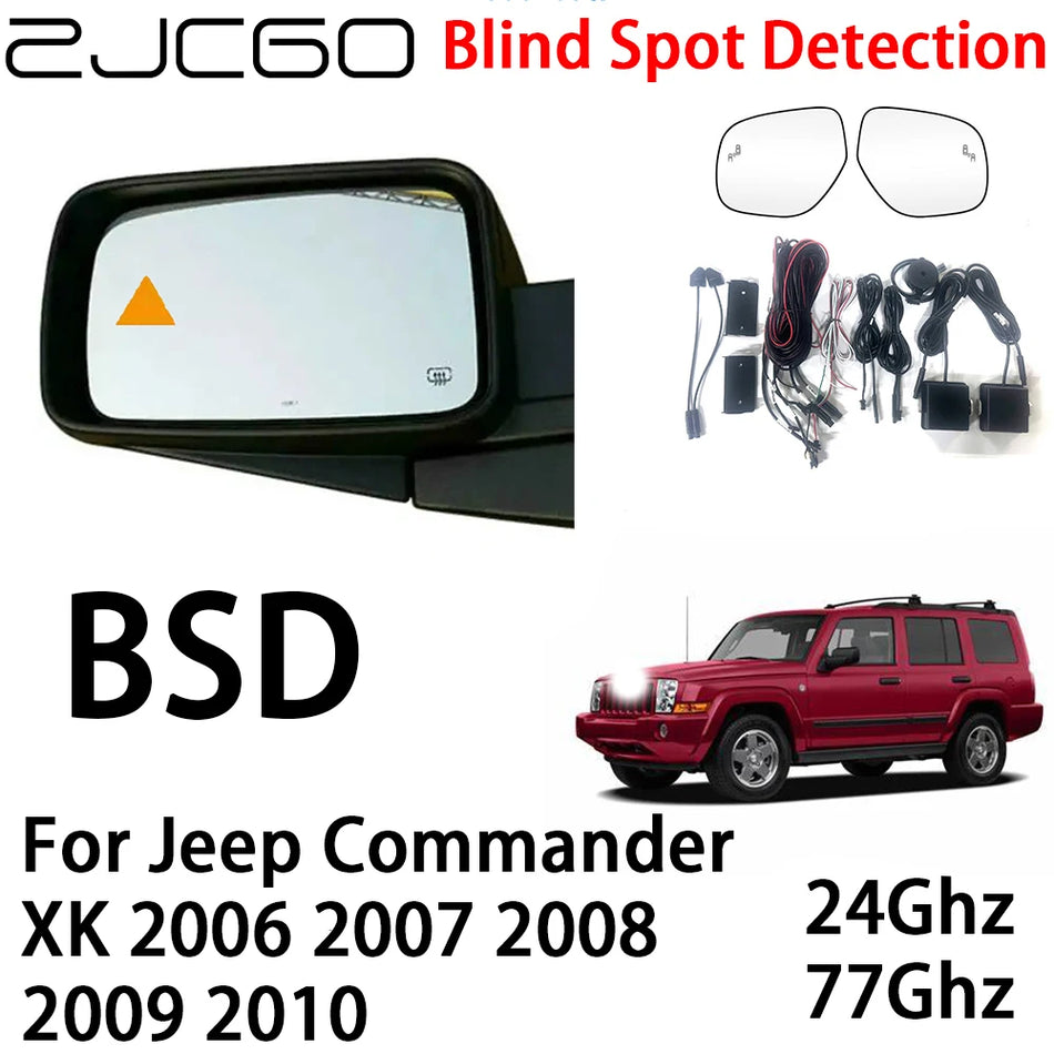 Blind Spot Detection System for Jeep Commander XK 2006-2010 with Dual Radar Sensors