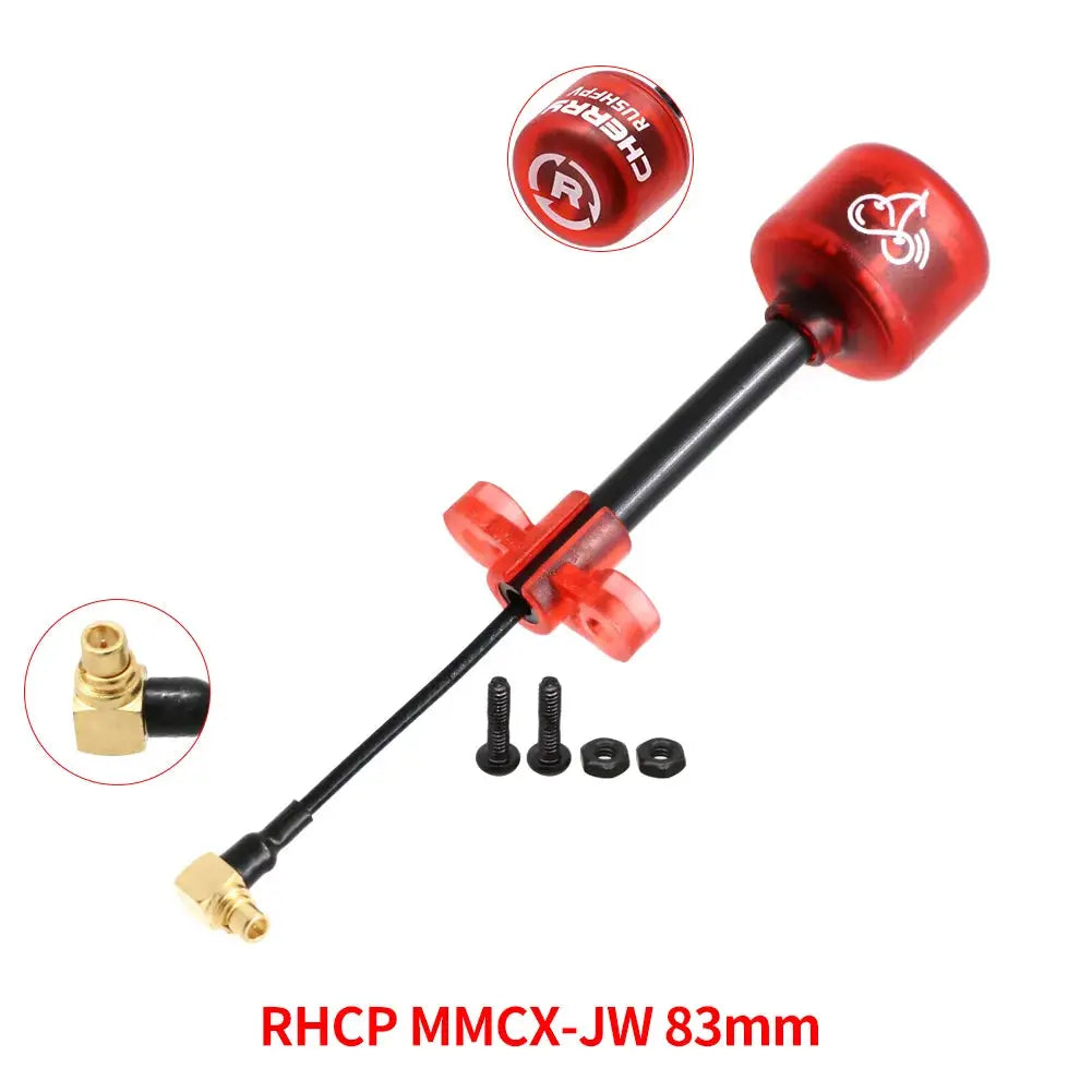 RUSHFPV Cherry 2 II 5.8G 1.8DBI FPV Antenna LHCP RHCP SMA UFL MMCX for FPV Freestyle Analog Digital Drones DIY Parts by InterCyprus Trading Ltd
