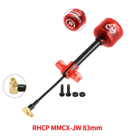 RUSHFPV Cherry 2 II 5.8G 1.8DBI FPV Antenna LHCP RHCP SMA UFL MMCX for FPV Freestyle Analog Digital Drones DIY Parts by InterCyprus Trading Ltd