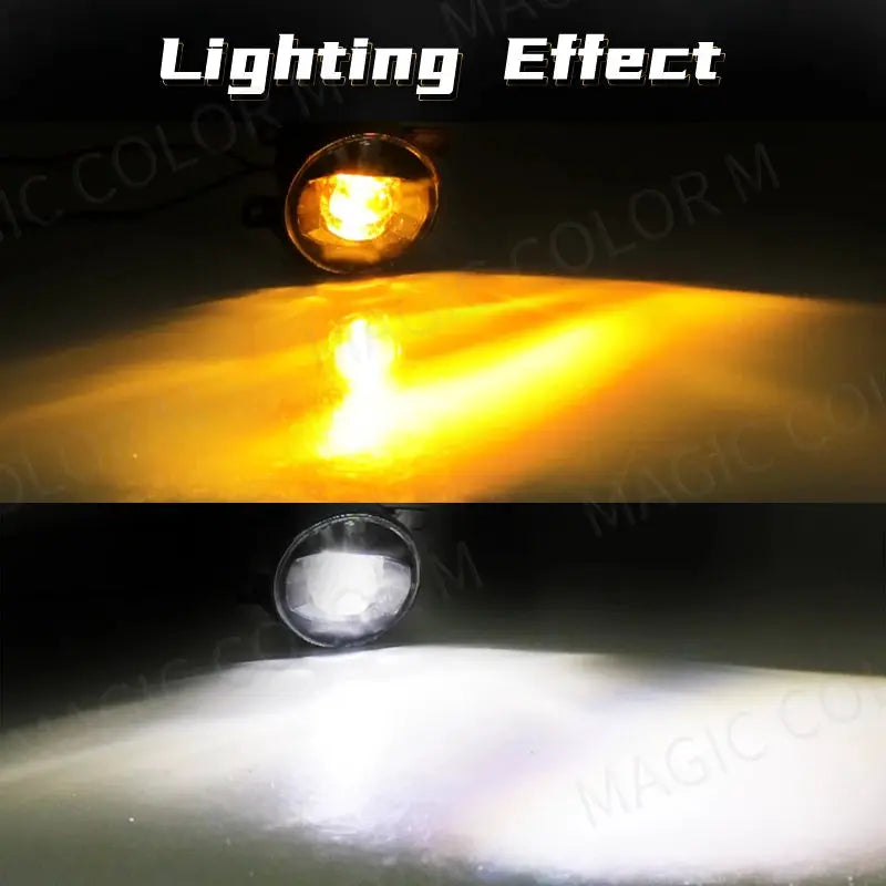 LED Fog Light For Citroen Ford Honda Suzuki Isuzu Mitsubishi Renault Auto Car Fog Lamp 8000LM 30W White Yellow 12V Waterproof by InterCyprus Trading Ltd