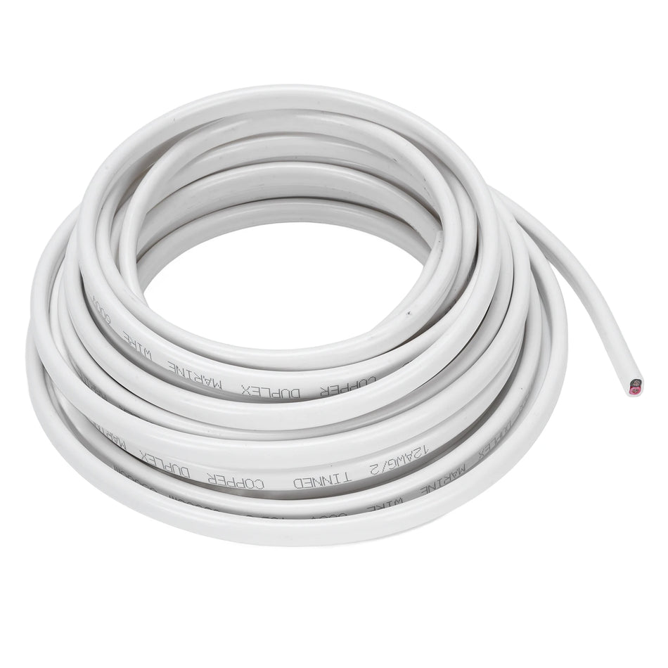 Námořní třída 12 AWG napájecí kabel, 30ft, 2-jádrový izolovaný 600V pro lodě